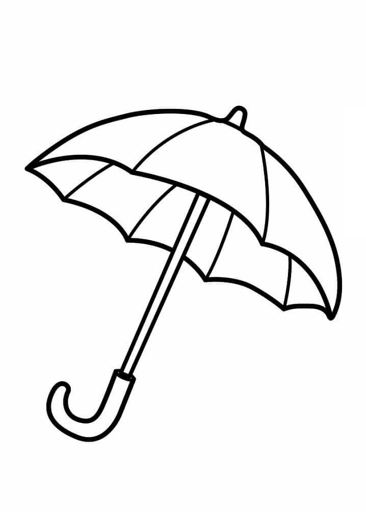 Omalovánka Skvělý deštník