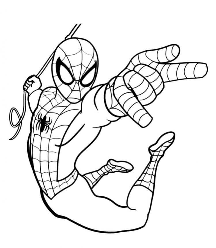Omalov nka Jednoduch Spiderman K Vytisknut Zdarma Omalov nka Jednoduch Spiderman K Vytisknut Zdarma