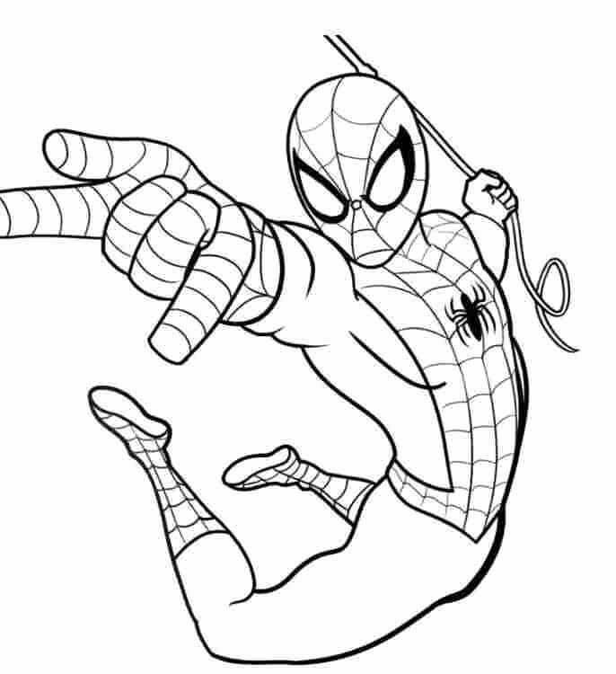 Omalovánka Úžasný Spider Man