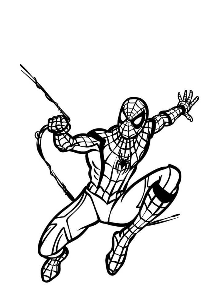 Základní Kresba Spidermana omalovánka
