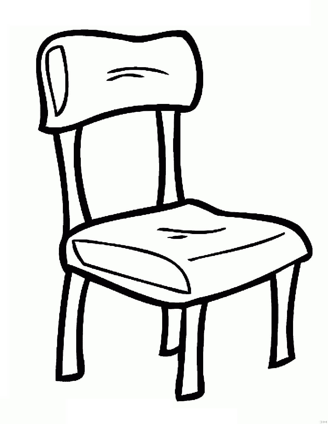 Kreslicí židle omalovánka
