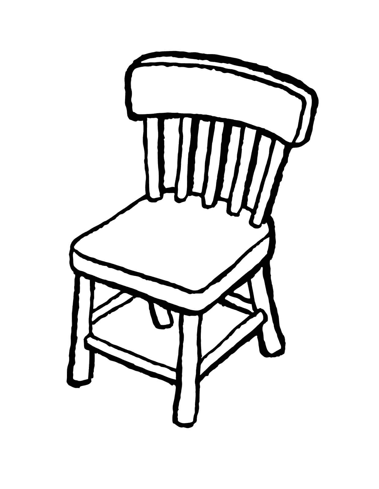 Základní Kreslicí židle omalovánka