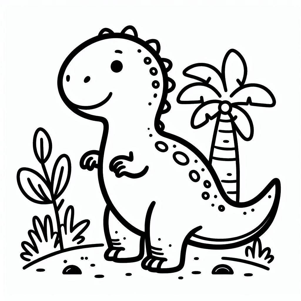Omalov nka Kr sn Voln Dinosaurus K Vytisknut Zdarma
