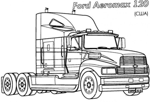 Ford Aeromax, velký tahač omalovánka