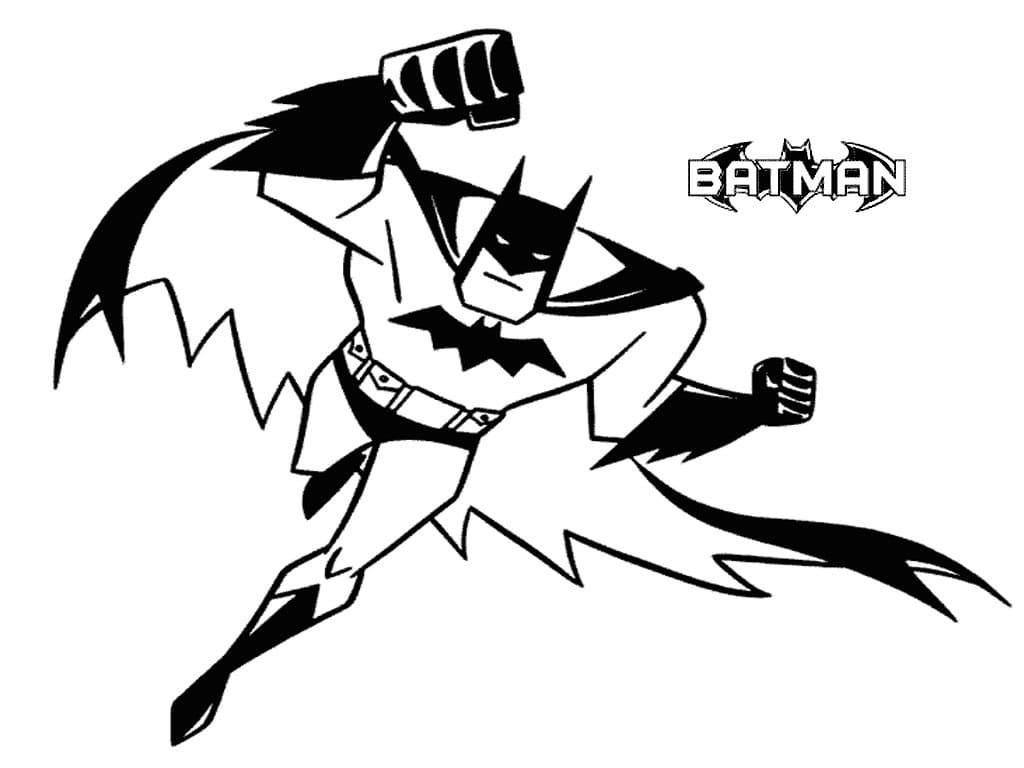 Animovaný seriál Batman omalovánka