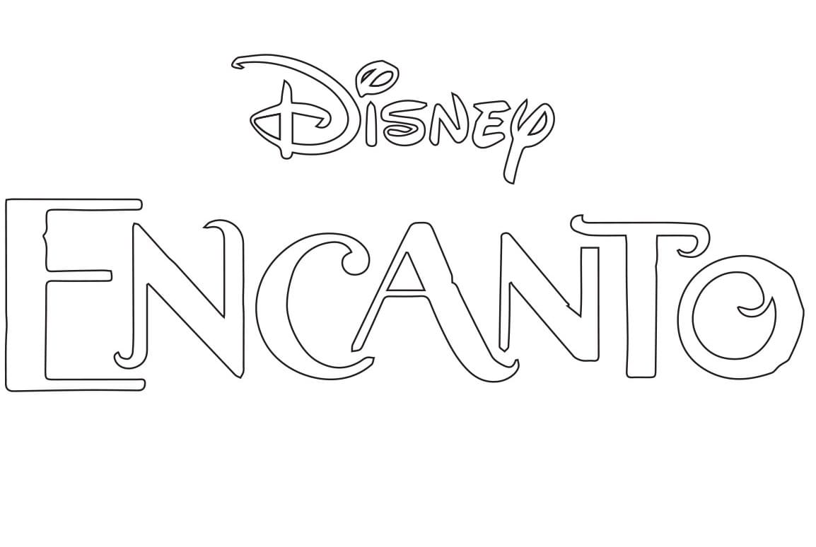 Logo Disney Encanto omalovánka