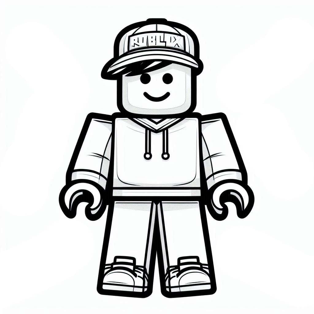 Omalov nka Nakreslete Roblox S sm vem K Vytisknut Zdarma