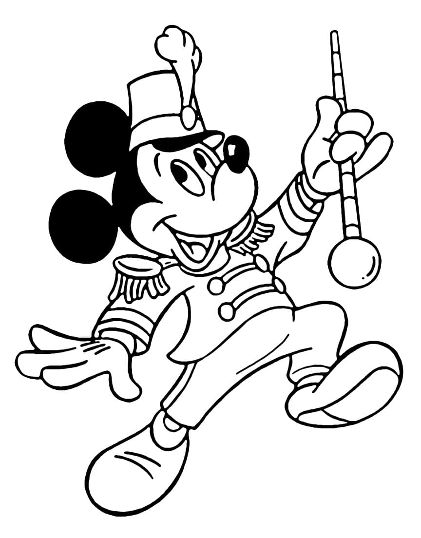 Úžasný Mickey omalovánka
