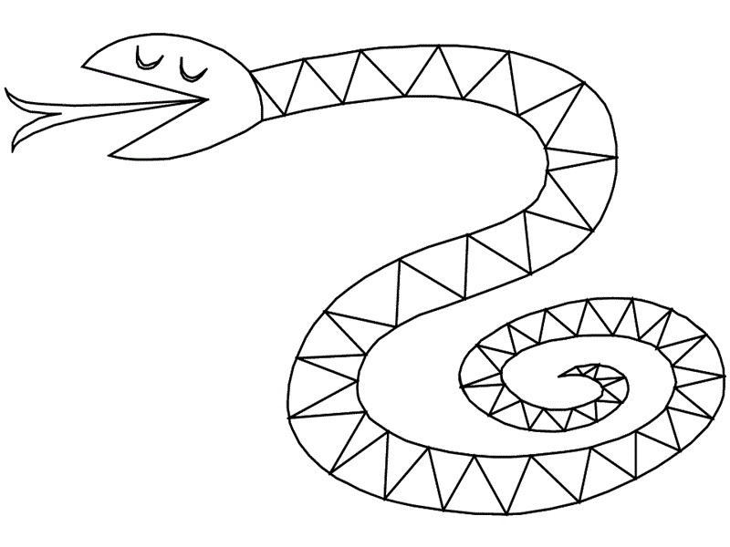 Had číslo 10 omalovánka