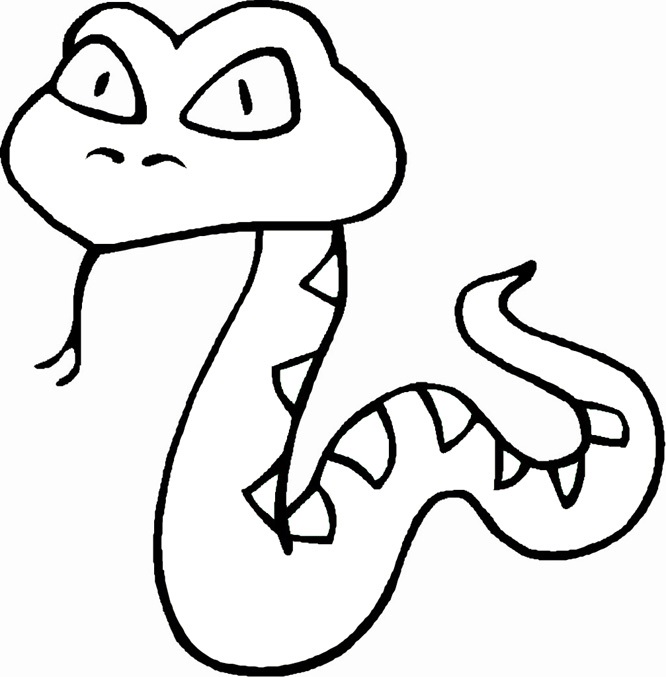 Had číslo 4 omalovánka