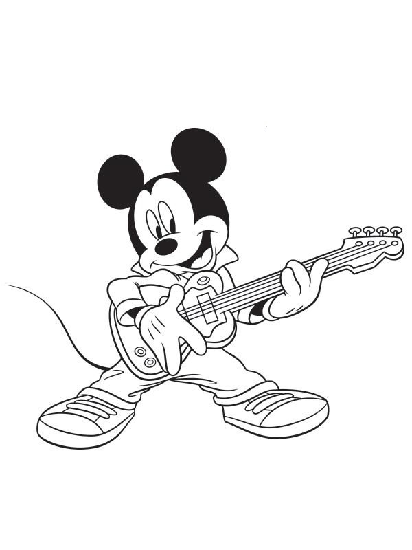Mickey 3 omalovánka
