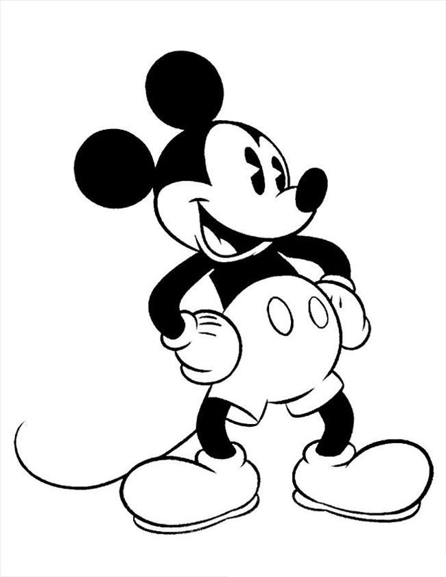 Mickey 8 omalovánka