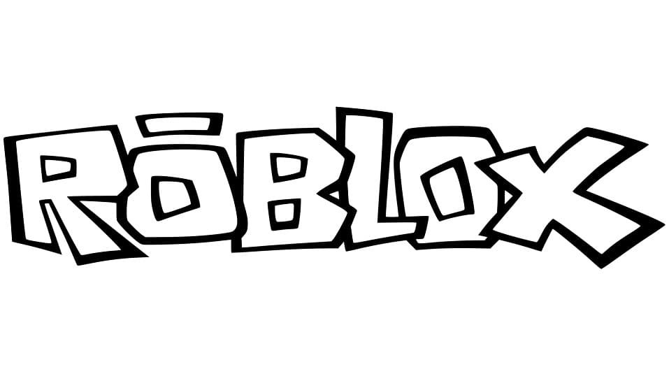 Roblox Logo omalovánka