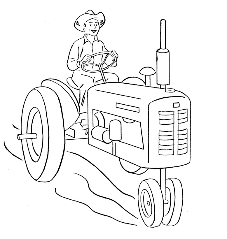 Omalovánka Traktor 0