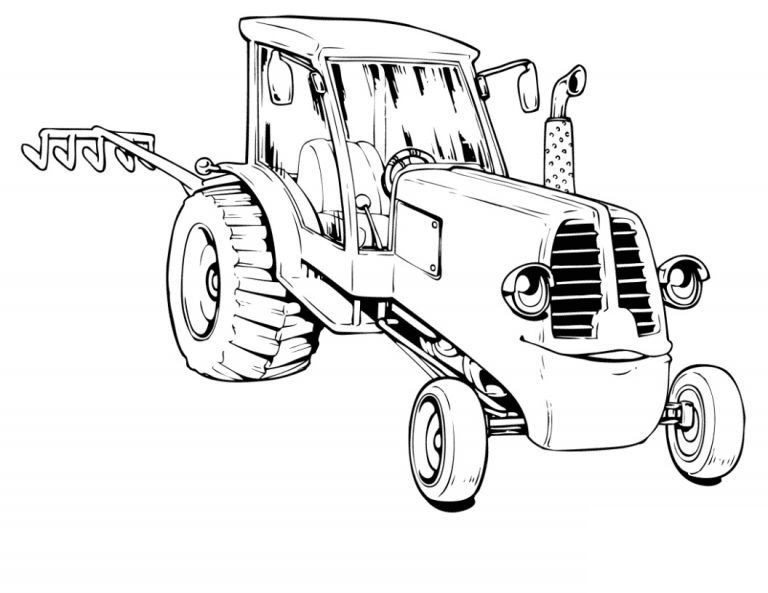 Omalovánka Traktor 14