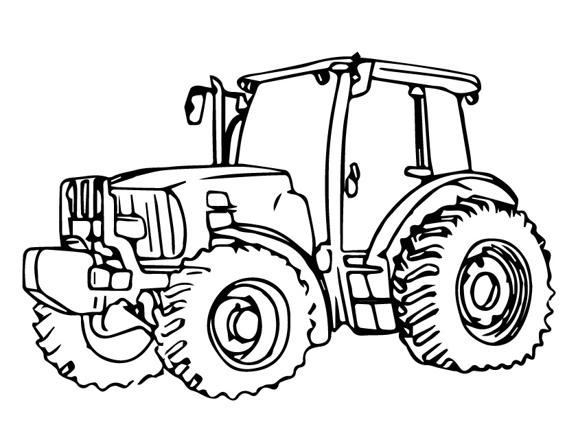 Omalovánka Traktor 19