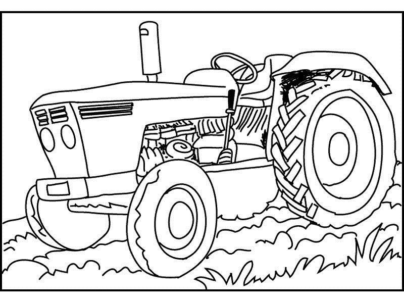 Omalovánka Traktor 6