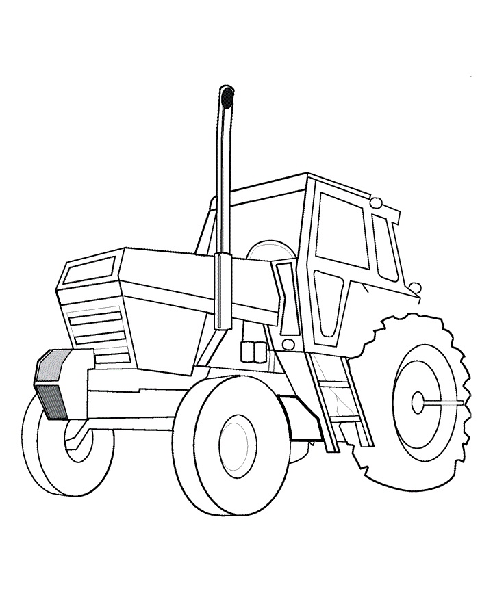 Omalovánka Traktor 8
