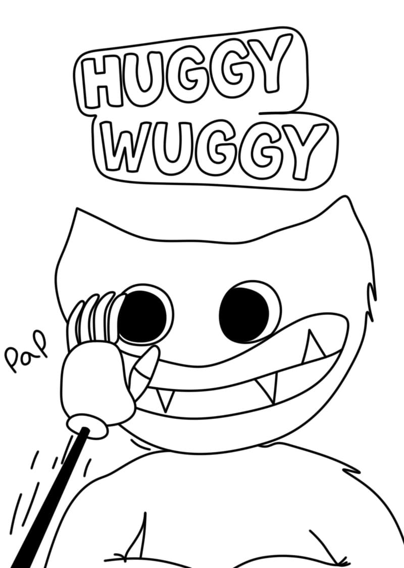 Omalovánka Kreslit Huggy Wuggy je zábava