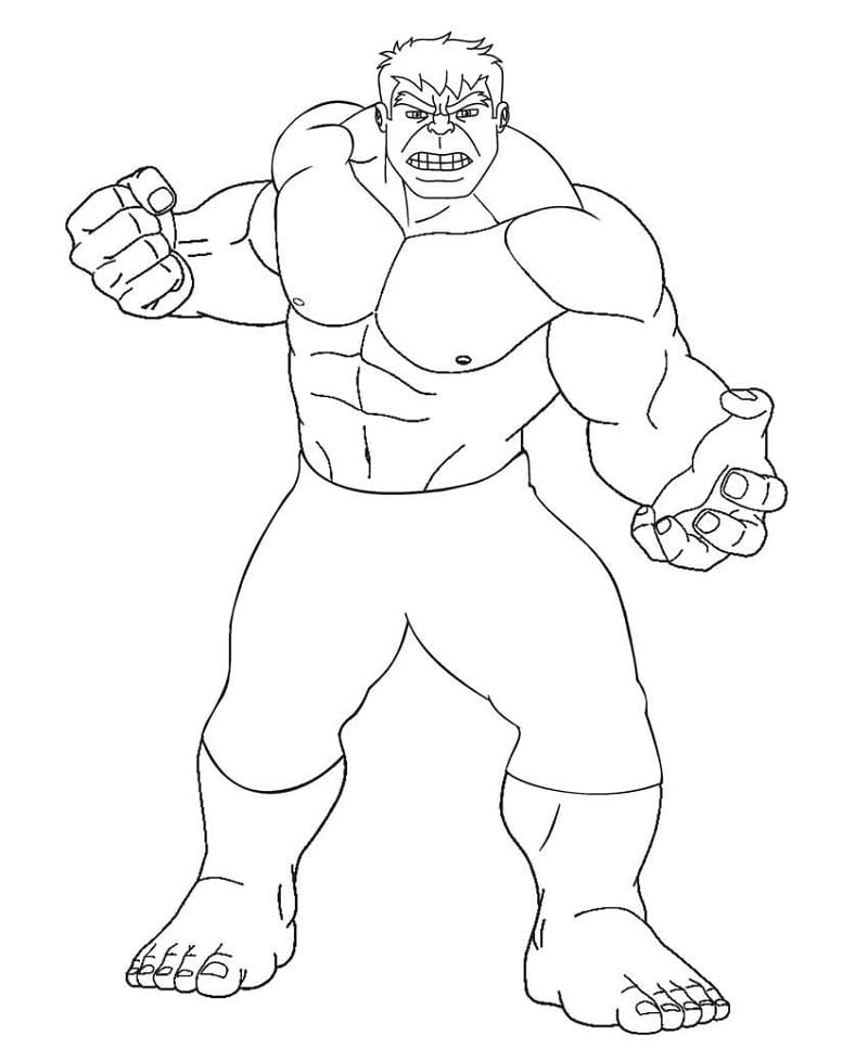 Úžasný Hulk omalovánka