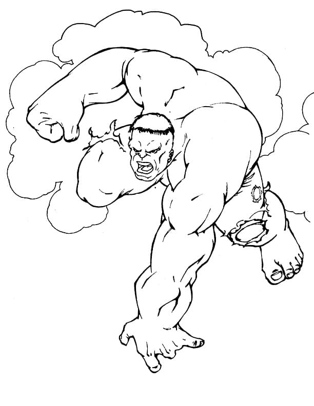 Hulk na zemi omalovánka