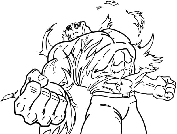 Hulk Transformovat omalovánka