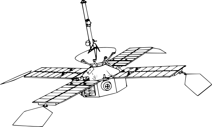 Družice Mariner omalovánka