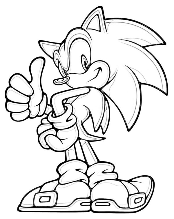 Sonic 6 omalovánka
