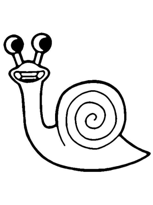 Zephyr Snail omalovánka