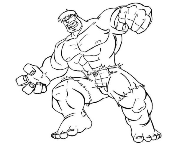 Hulk je imunní vůči všem jedům, nemocem a toxinům. omalovánka