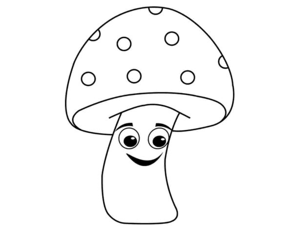 Omalovánka Nejedlá houba – muchomůrka zelená