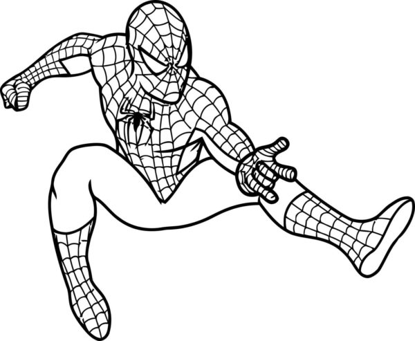Spider-Man je jedním z nejpopulárnějších a nejúspěšnějších superhrdinů. omalovánka
