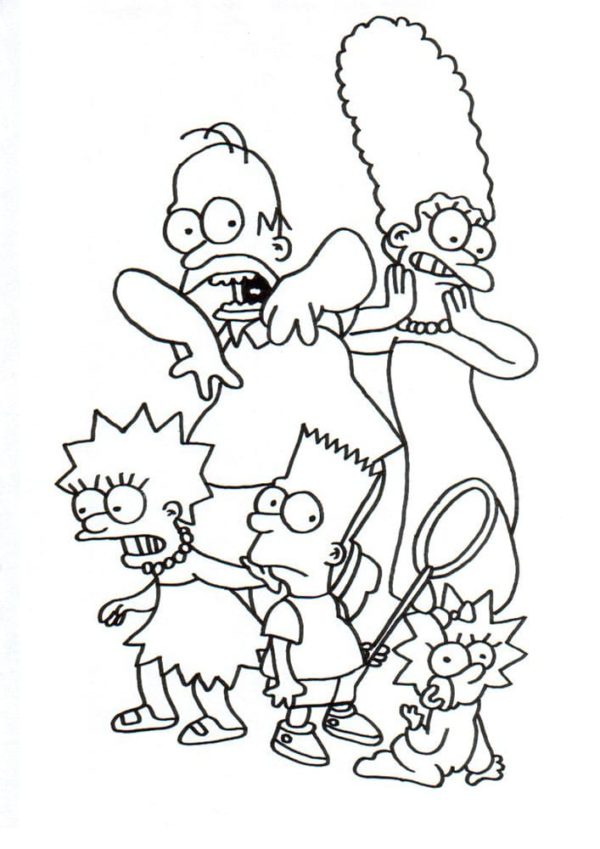 Simpsonovi omalovánky