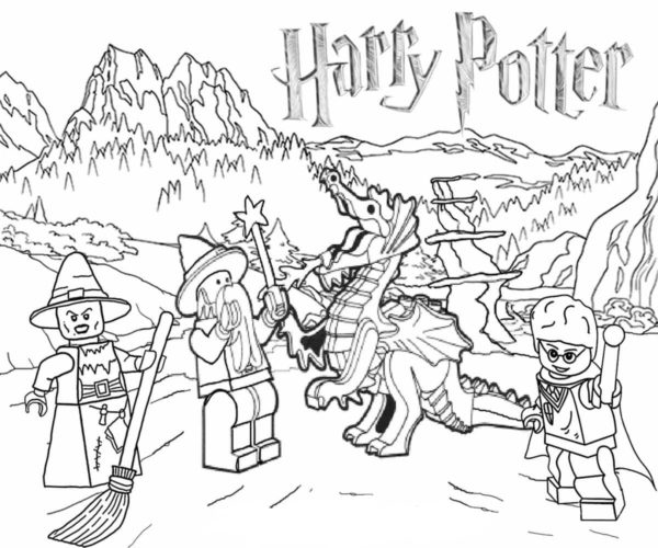 Harry Potter omalovánka