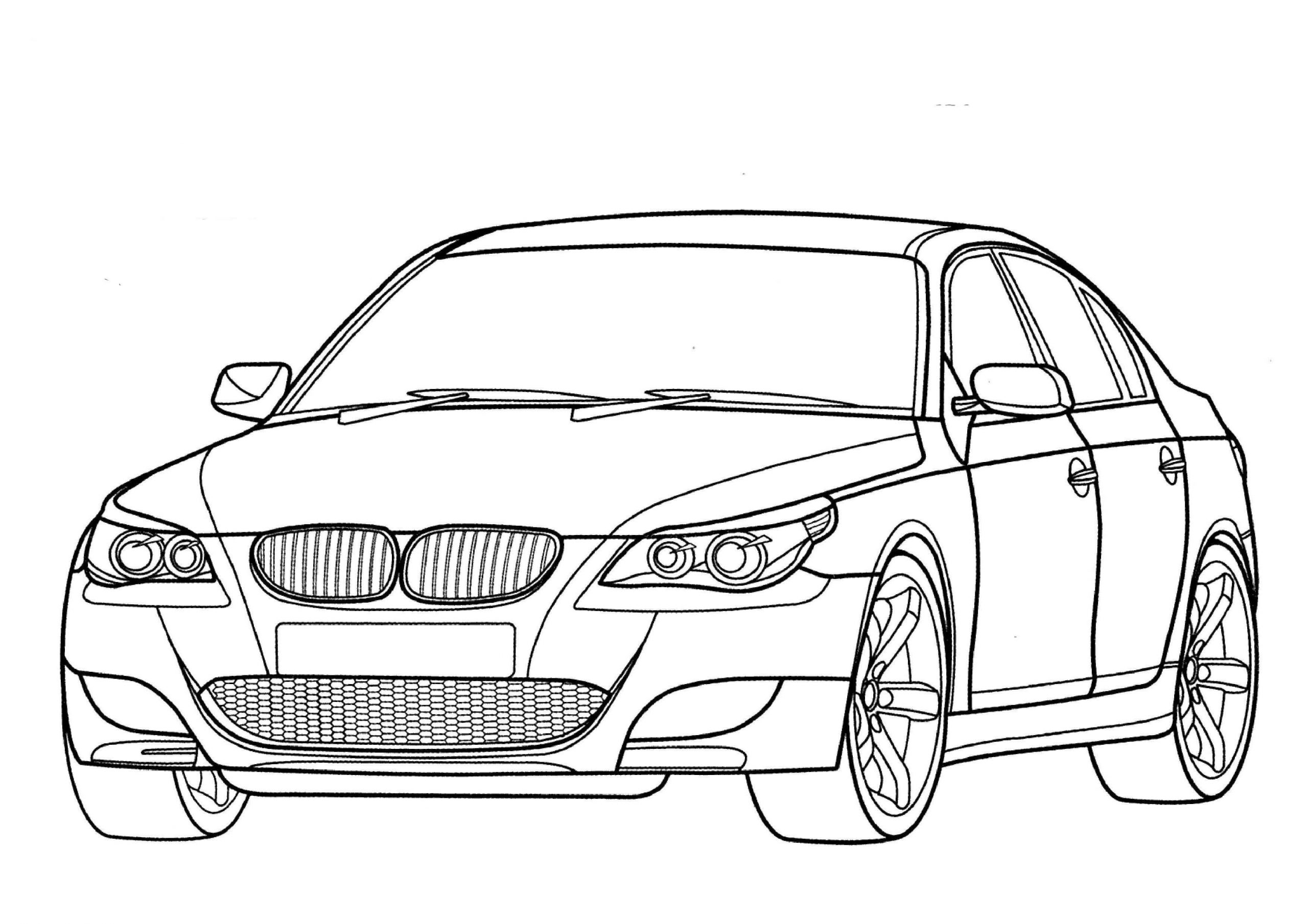 BMW M5 E60 omalovánka