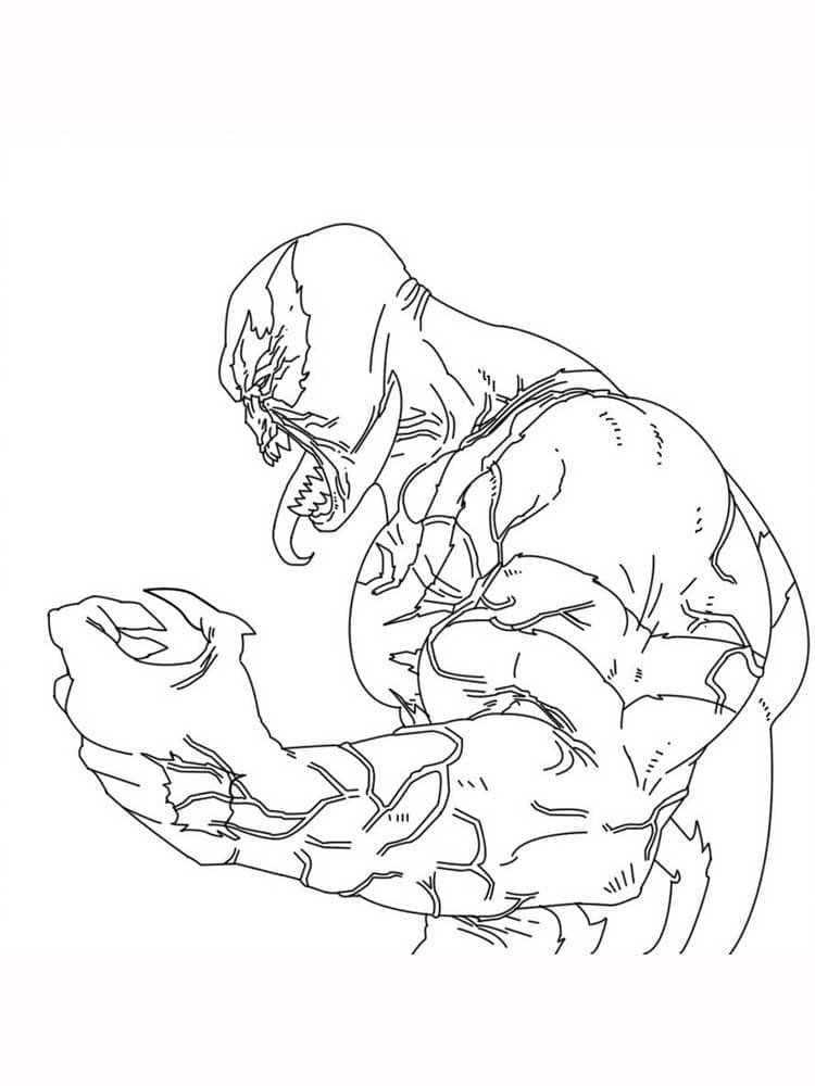 Mocný Venom omalovánka