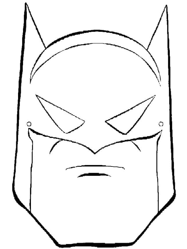 Batman Je Obličej omalovánka