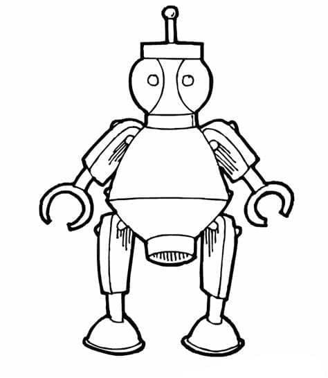 Kreslící Robot omalovánka