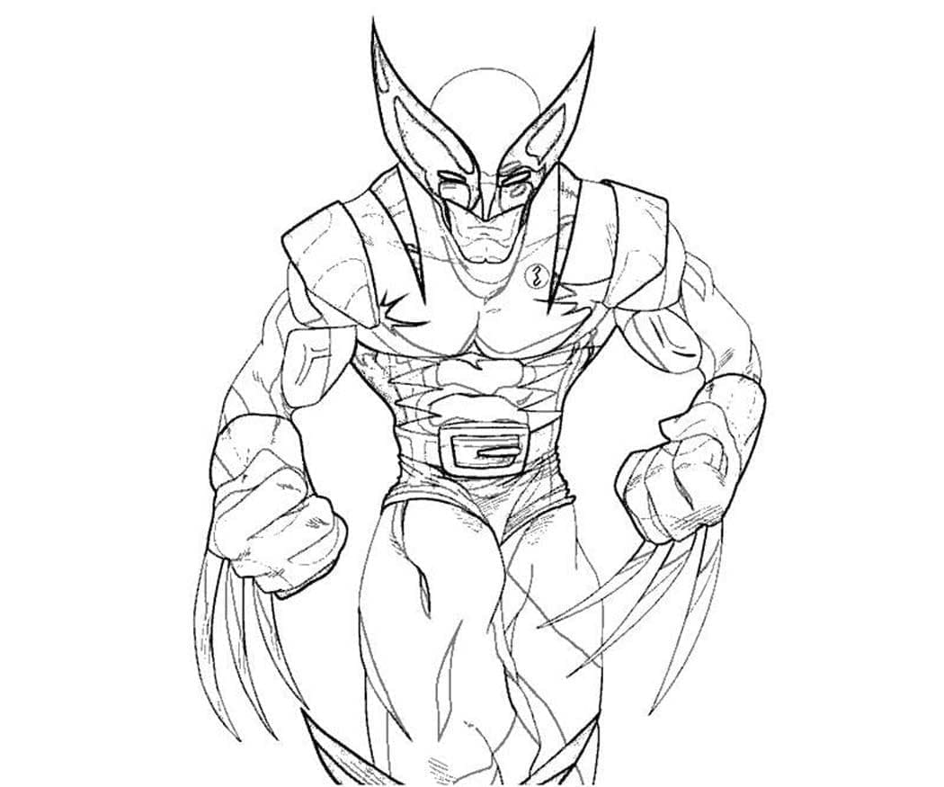 Skvělý Wolverine omalovánka