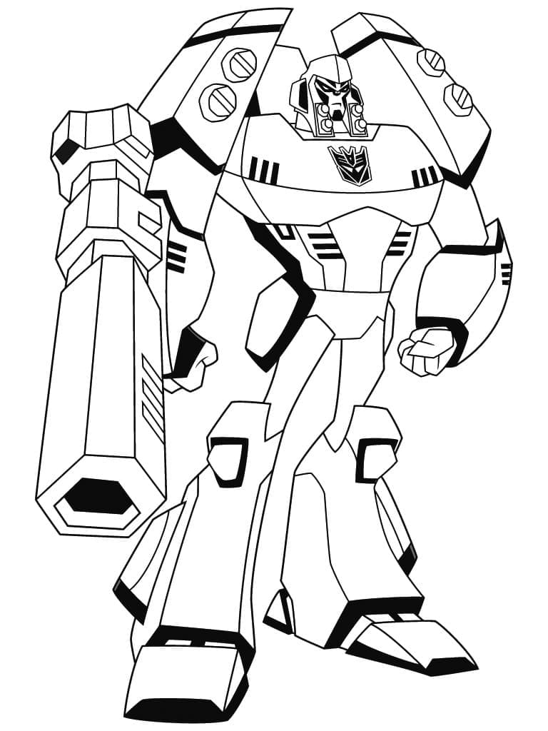Kreslená Transformers Megatron omalovánka