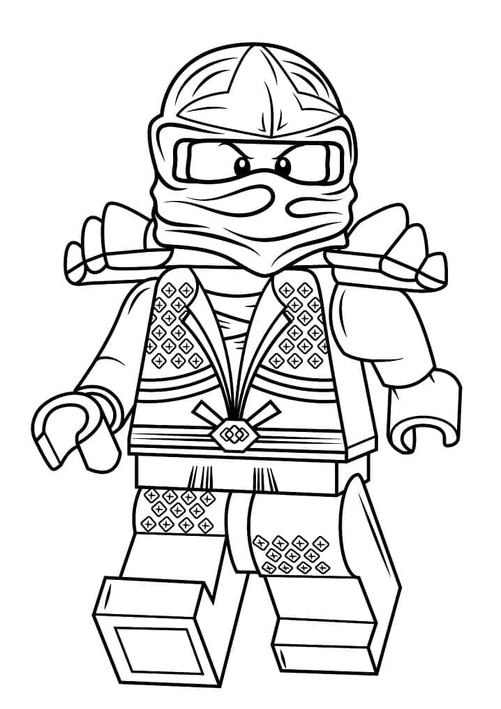 Lloyd Lego Ninjago Roztomilý omalovánka
