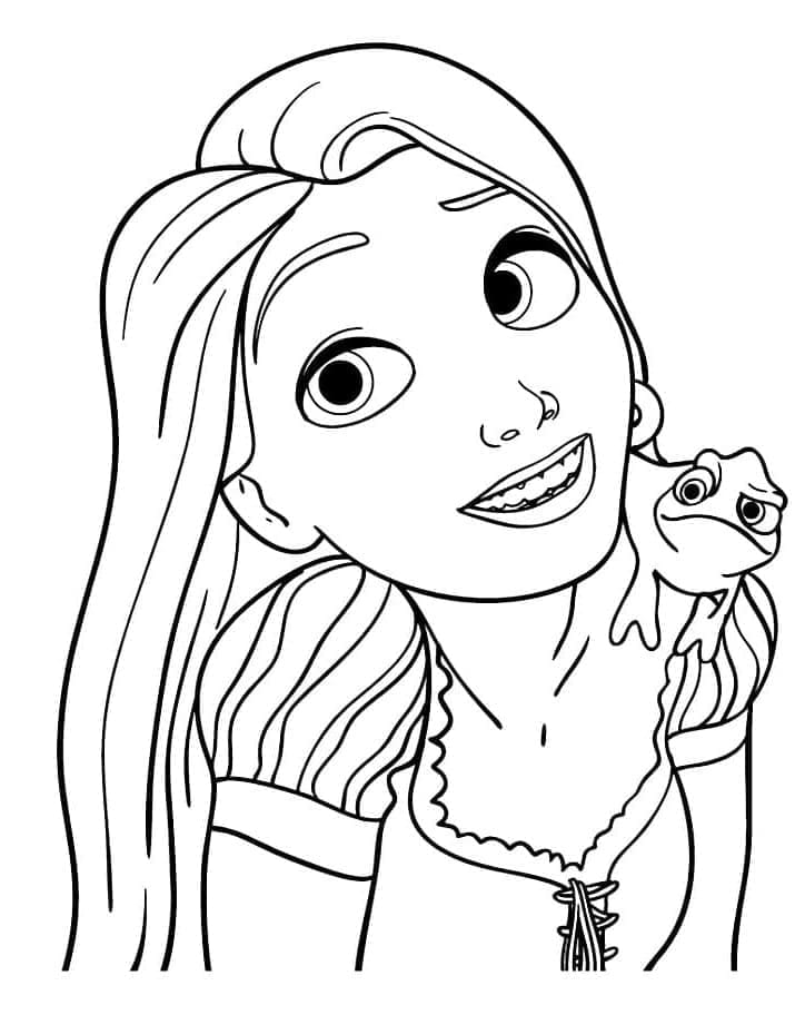 Princezna Rapunzel ze Spleteného omalovánka