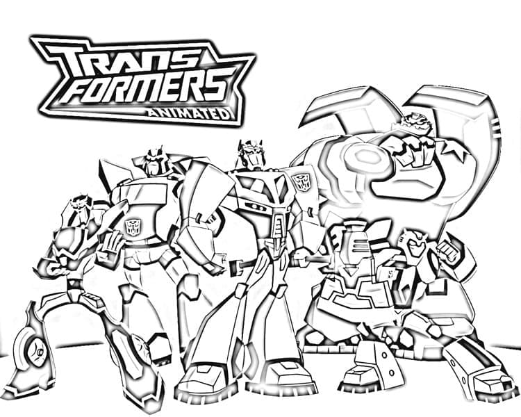 Transformers Kreslená Pohádka omalovánka