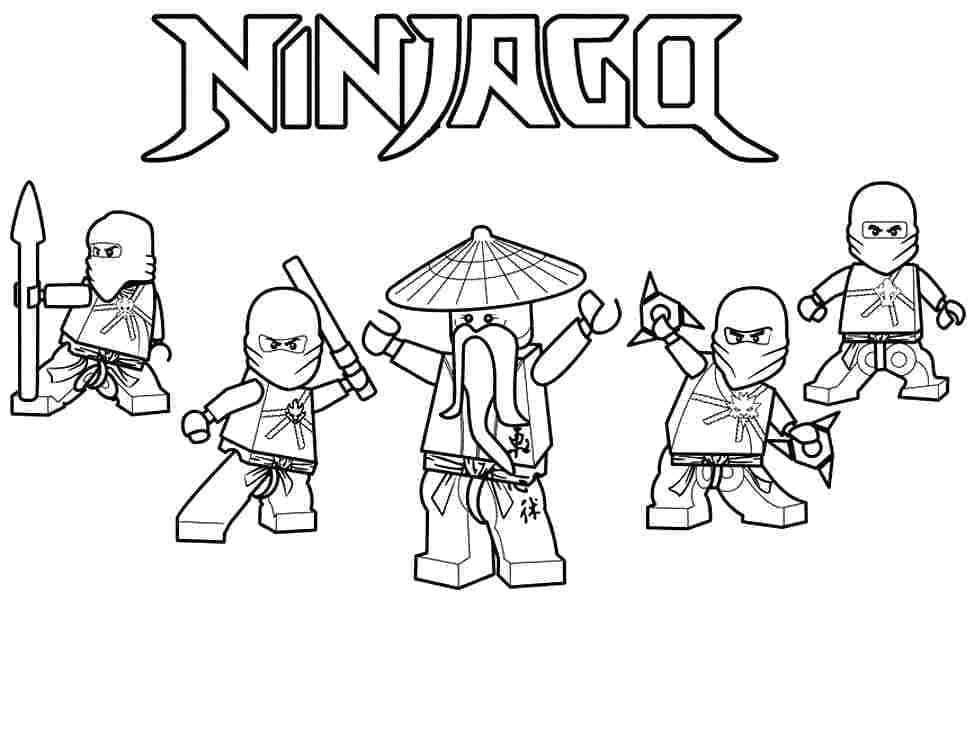 Zdarma Lego Ninjago Pro Děti omalovánka