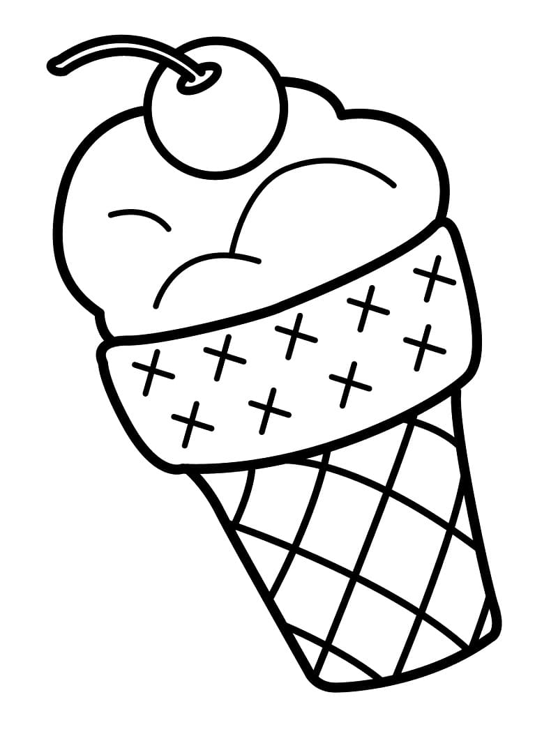 Jedna zmrzlina omalovánka