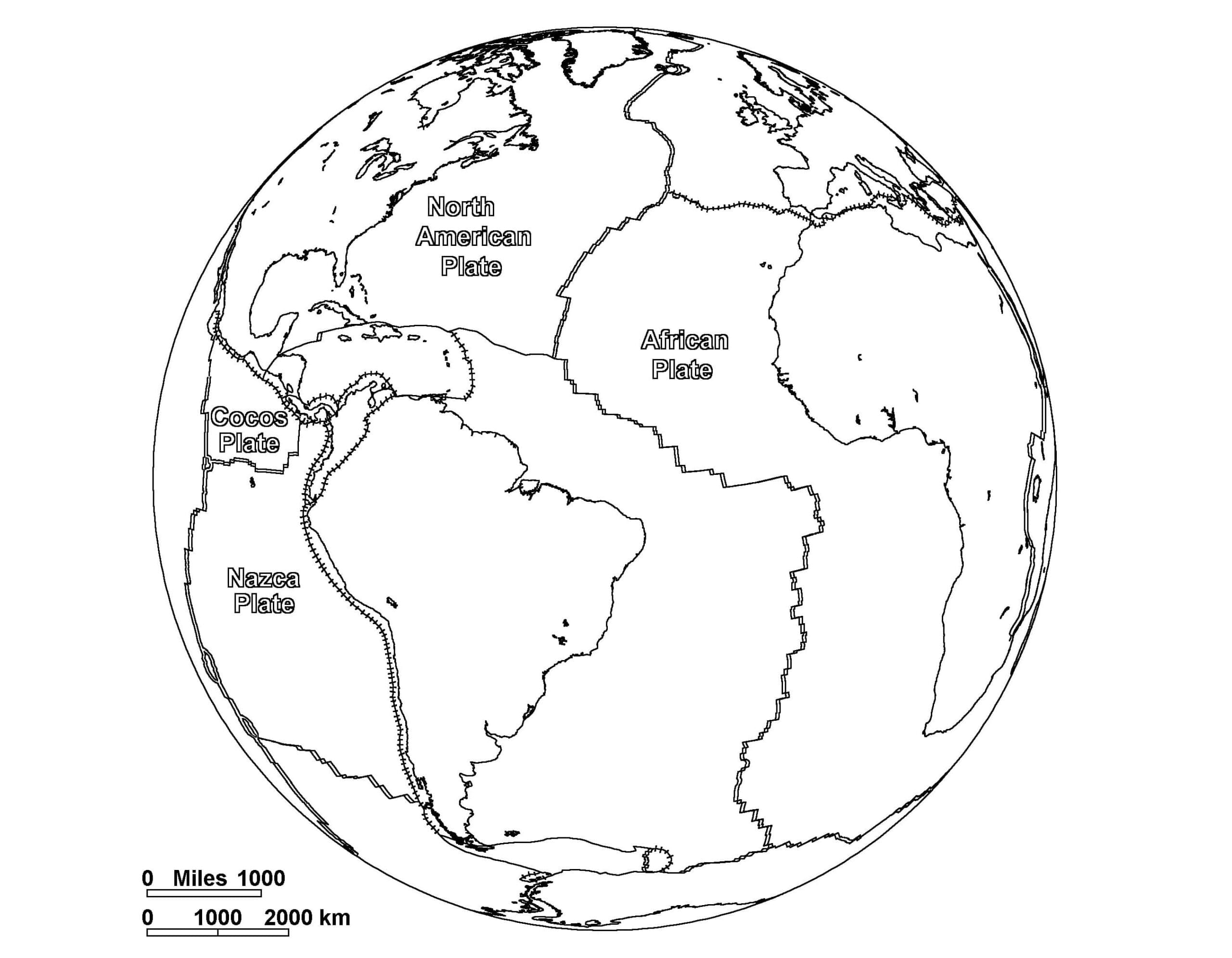 Mapa světa Pěkný omalovánka