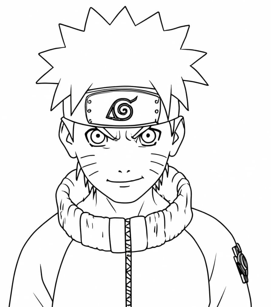 Naruto s Chladnou Tváří omalovánka