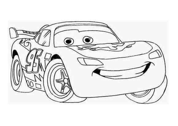 Omalovánka Disney Auto Blesk McQueen