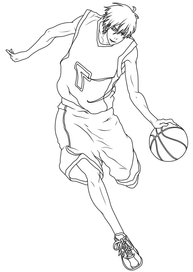 Kuroko No Basket zdarma pro děti omalovánka