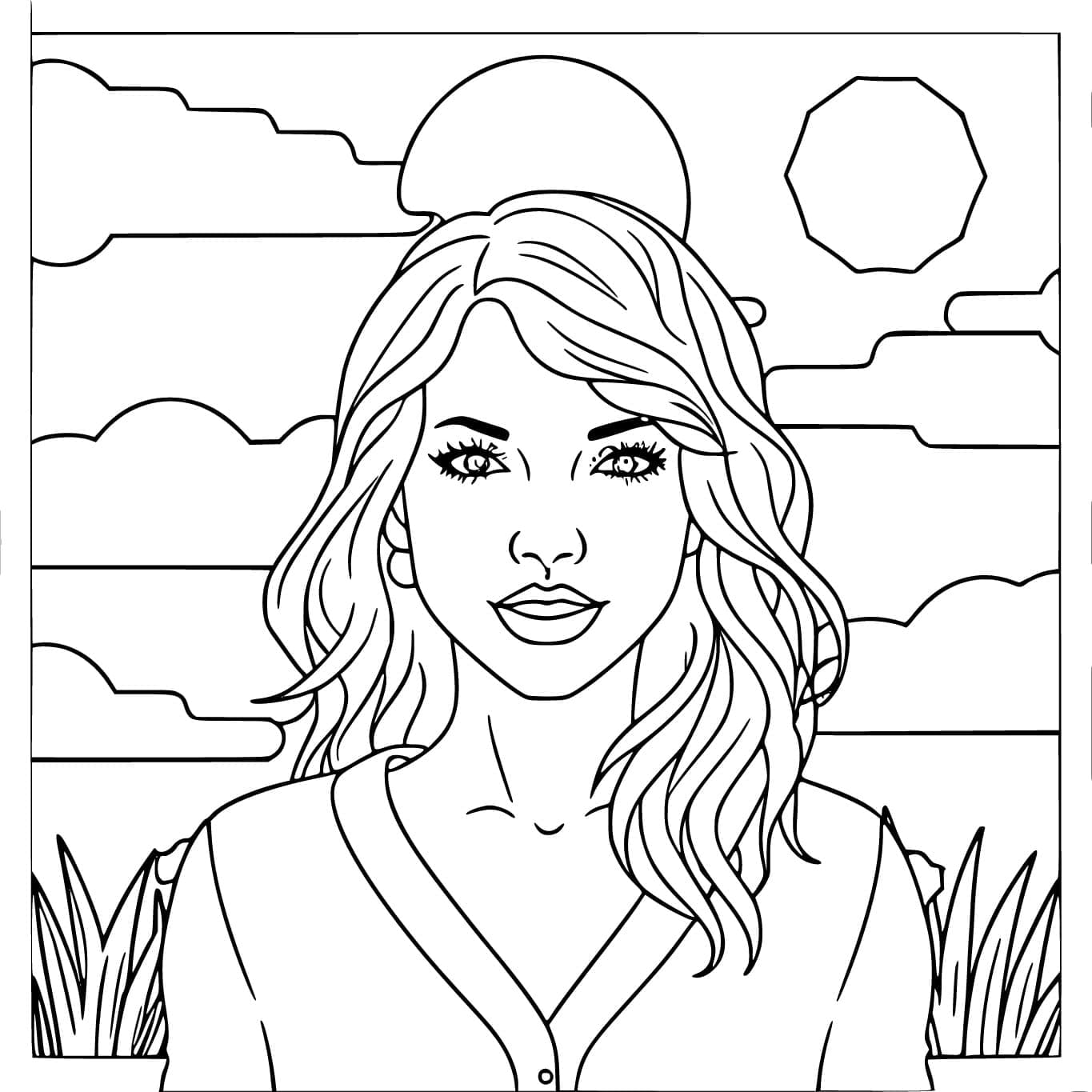 Omalov nka Taylor Swift Se Usm v K Vytisknut Zdarma